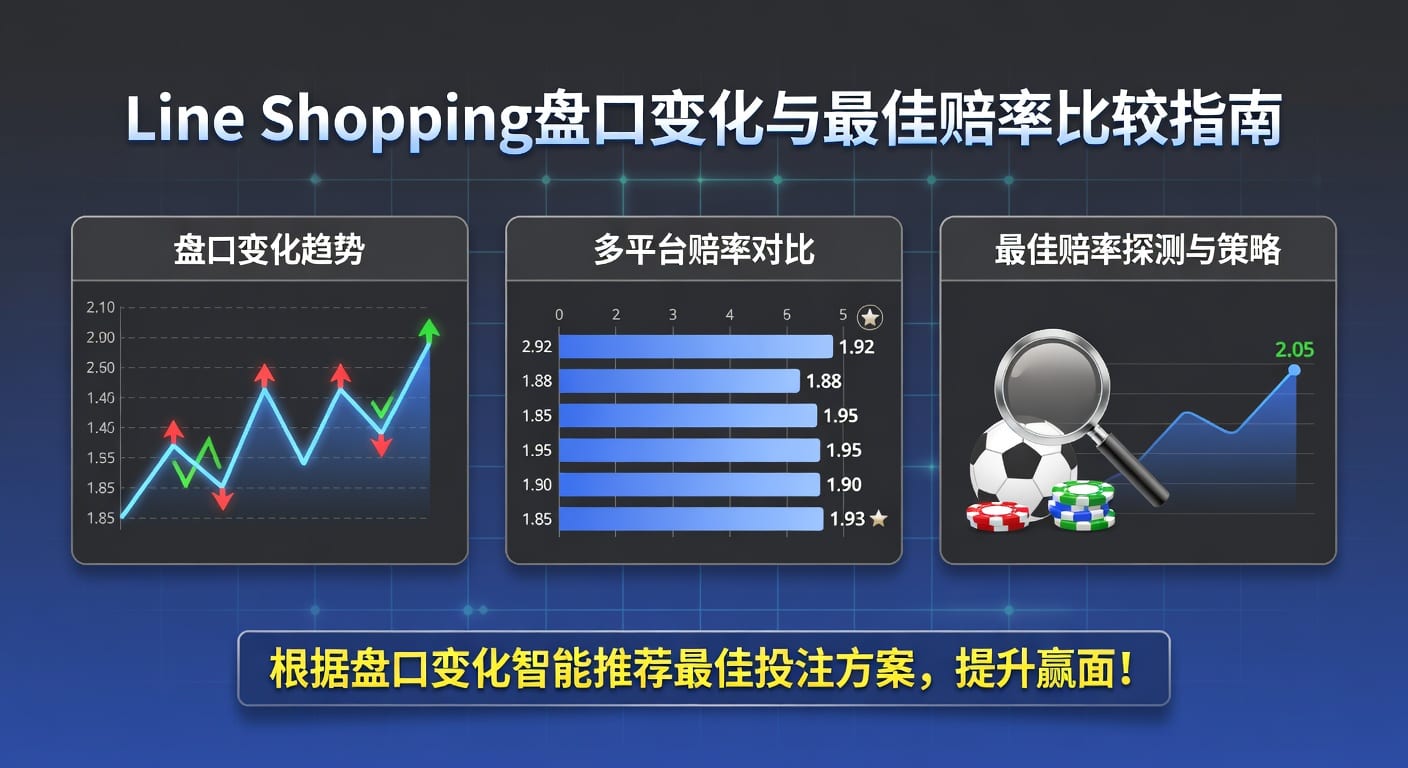 line shopping 盘口变化与最佳赔率比较：J9体育娱乐官网实战读法