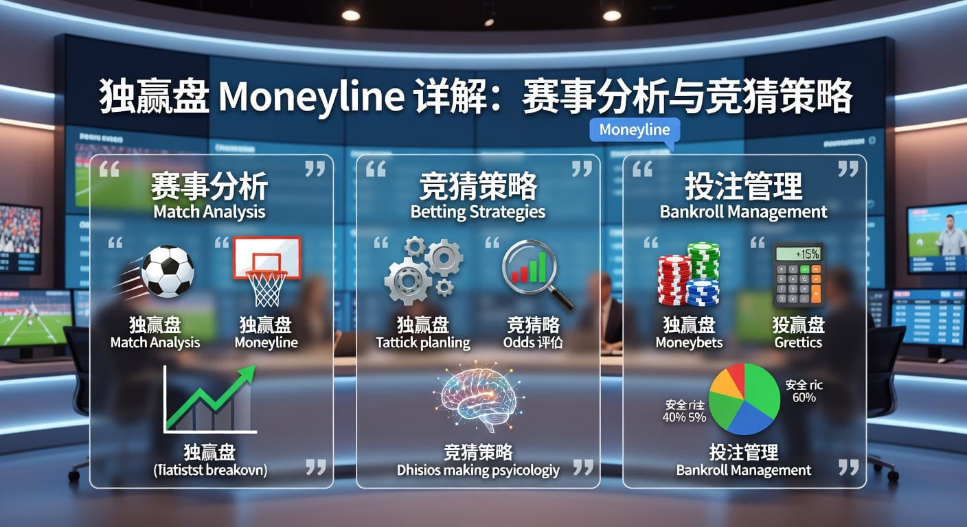 独赢盘 moneyline：2026年看懂胜负盘的核心逻辑